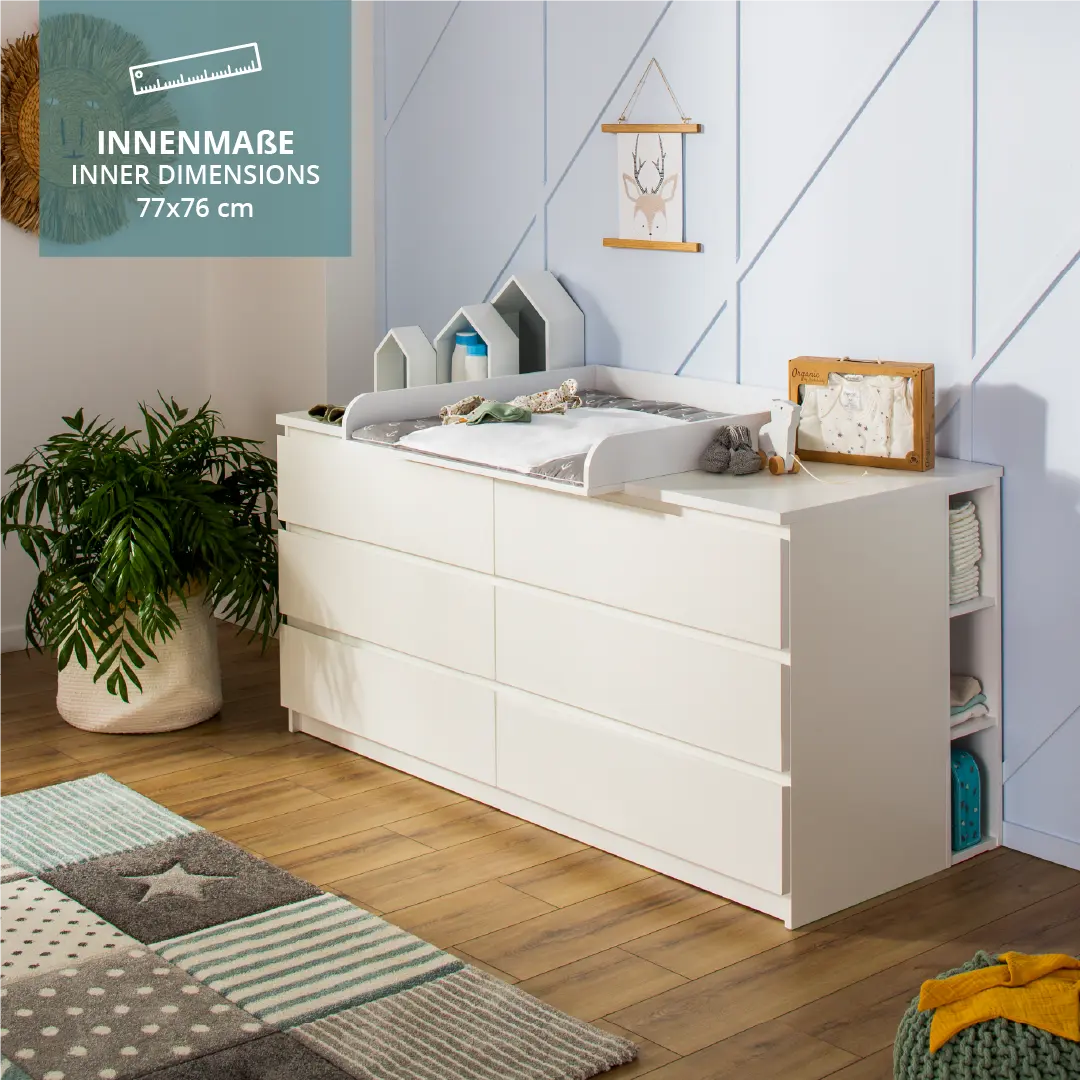 Ikea Malm Puckdaddy Changing Table Top Wickelaufsatz Lennard Für