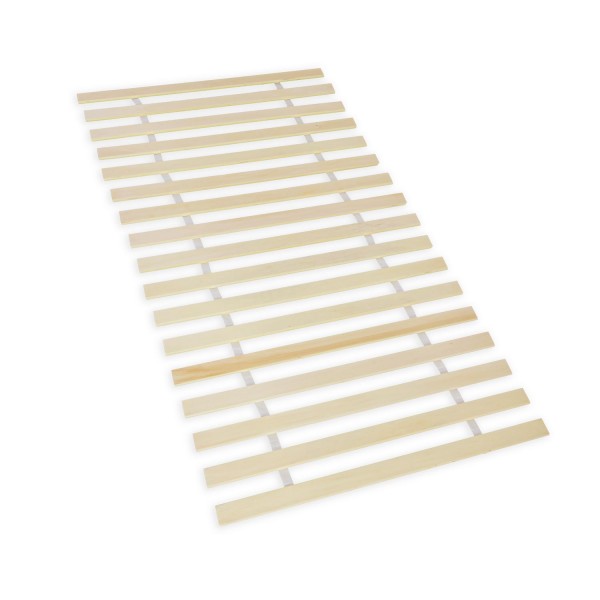 Roll-up grate made of solid wood 90x192cm