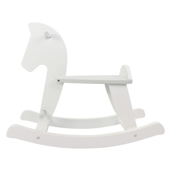 Rocking horse Hühott, white, 79x26x63 cm