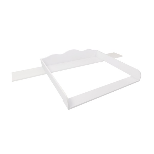Exhibit:Changing top Emil with 159.5cm wide cover, white, IKEA Hemnes