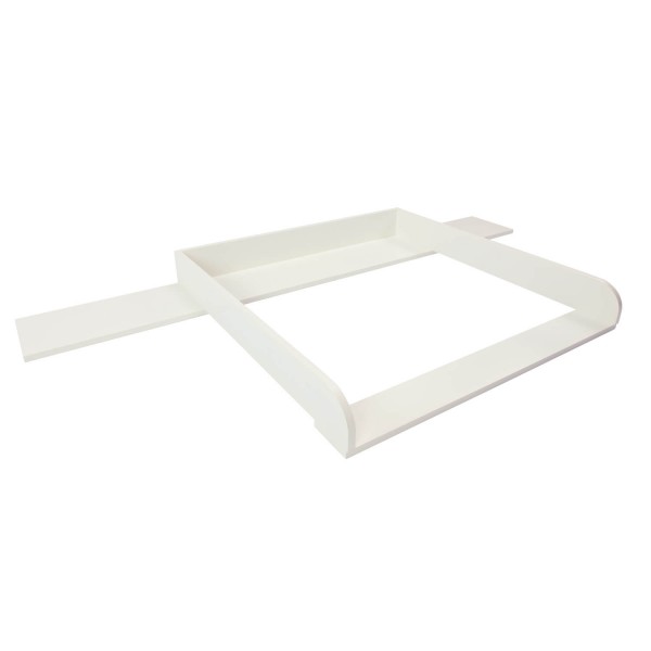 Lennard changing top with 159.5 cm wide cover, white, IKEA Malm