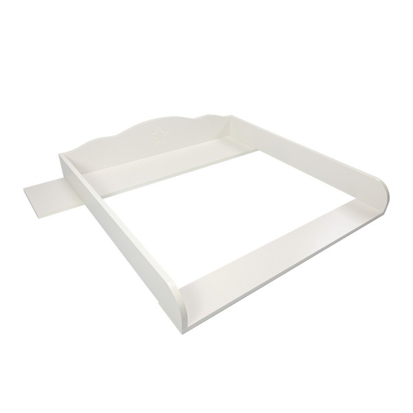 Thore changing top with wide cover, white, IKEA Hemnes