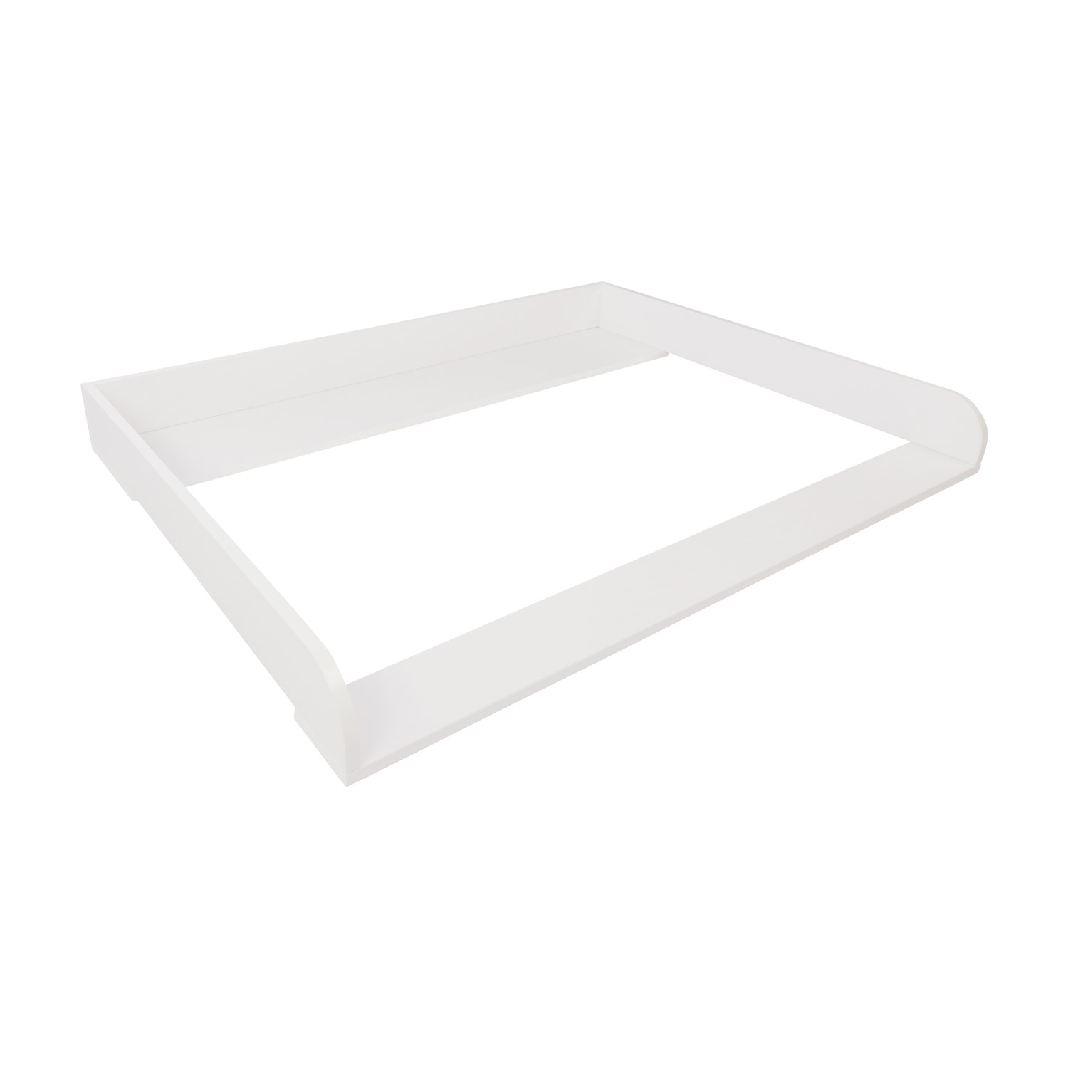 White Lacquered Changing Top For Ikea Hemnes Puckdaddy