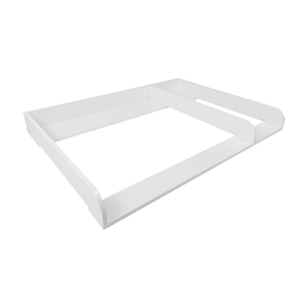 Exhibit: Changing top Kimi with divider, white, for IKEA Hemnes
