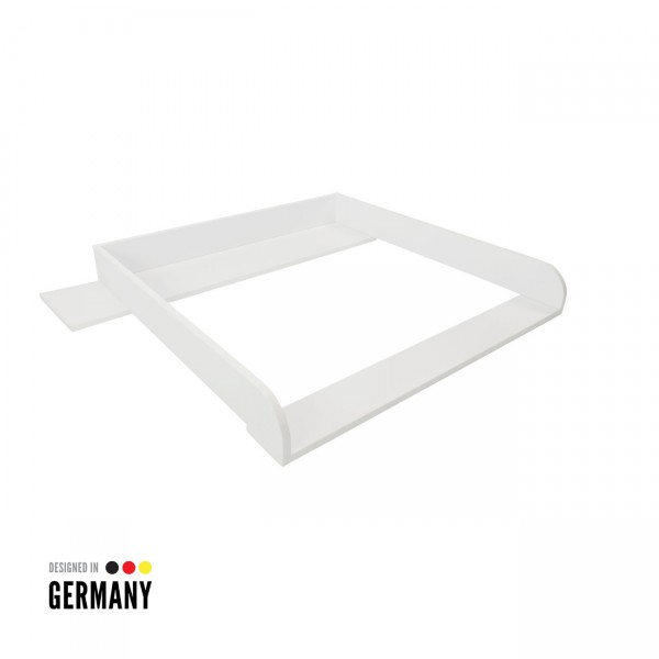 Lijan changing top with 108 cm wide cover, white, IKEA Hemnes
