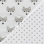 fox/ small dots white